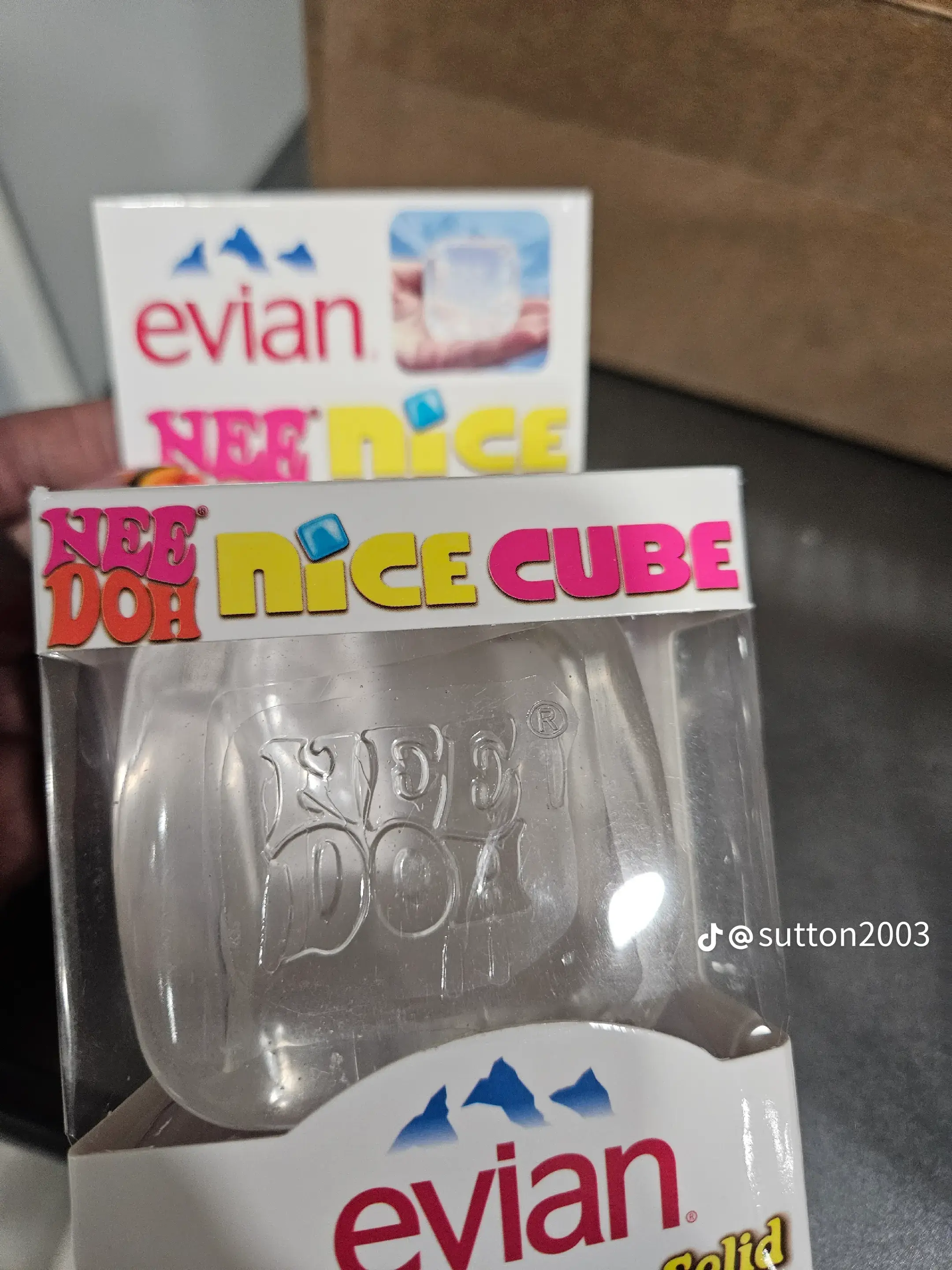Evian-Themed Nice Cube