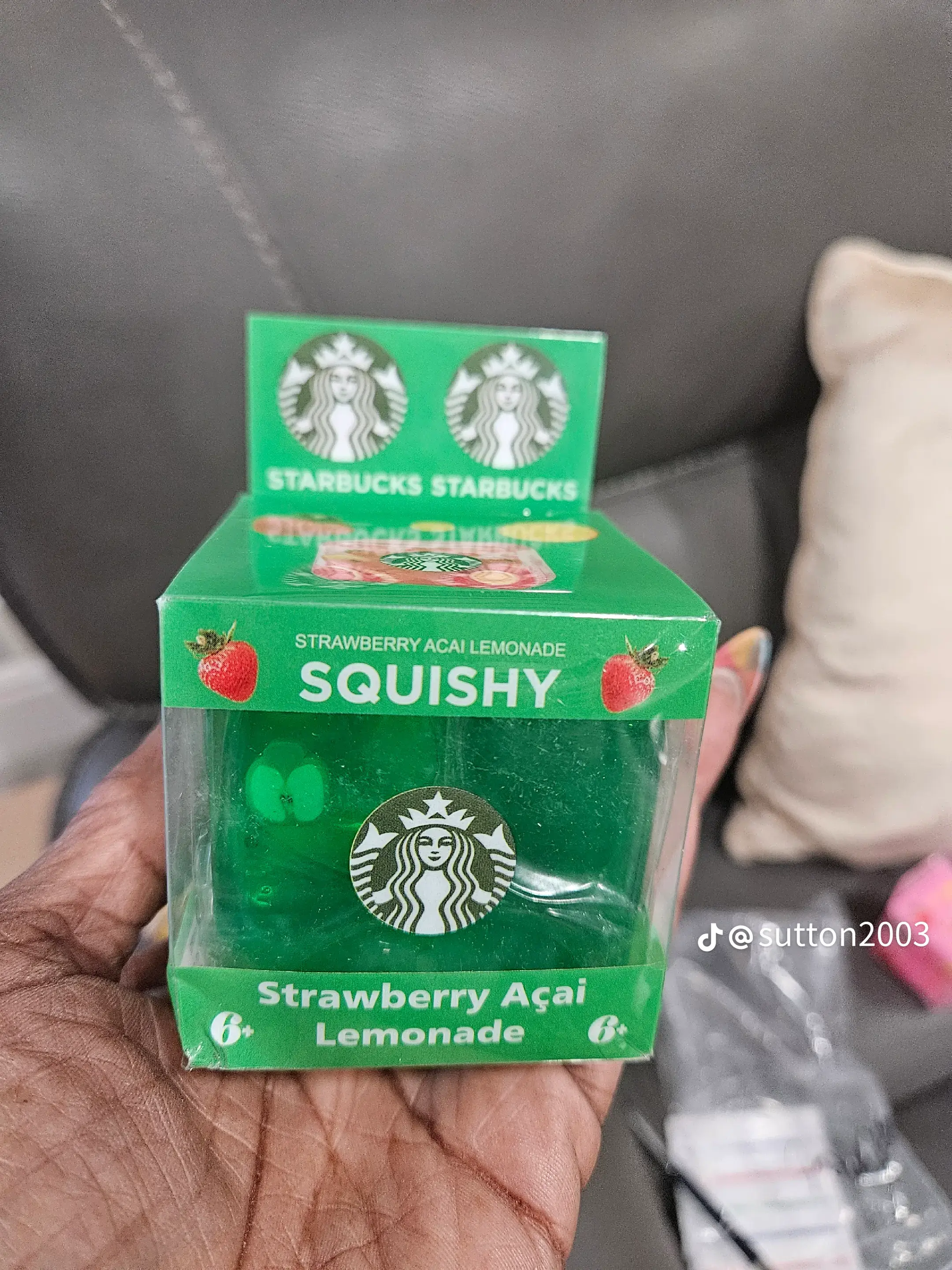 Strawberry Açaí Lemonade-Themed Squishy