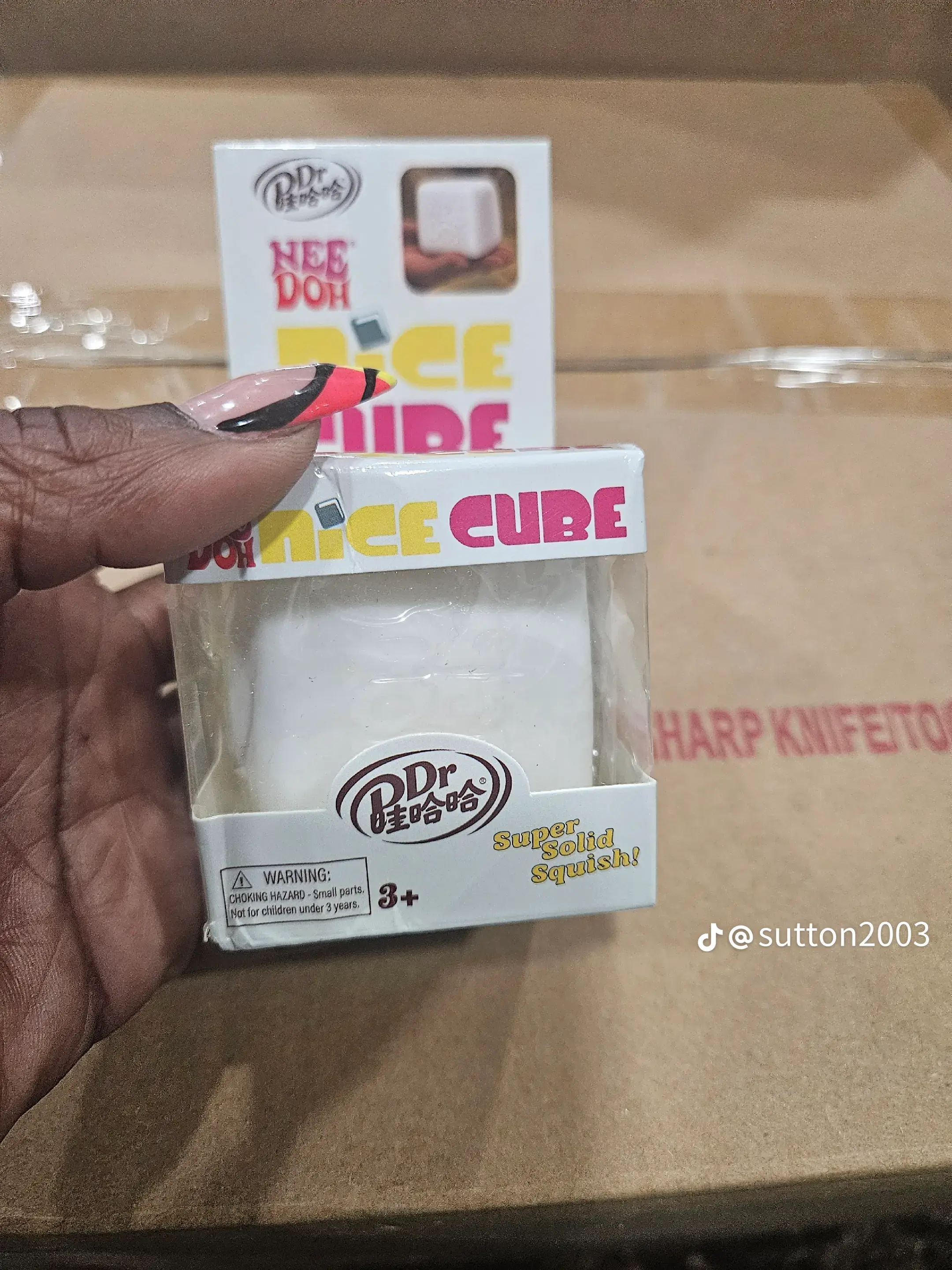 NeeDoh White Nice Cube